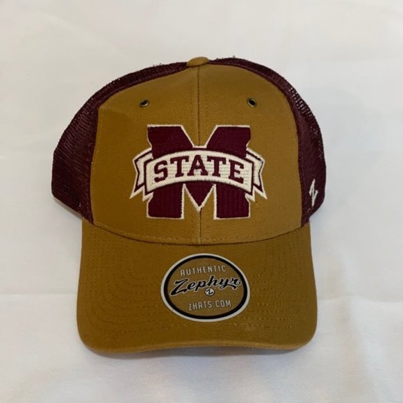 Mississippi State University Mesh Snapback Hat New - Picture 1 of 6